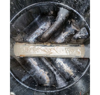 drain before